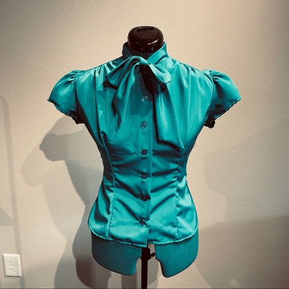 Heart of Haute Tops - Heart of Haute Jade Estelle Blouse Heart of Haute Tops - Heart of Haute Jade Estelle Blouse